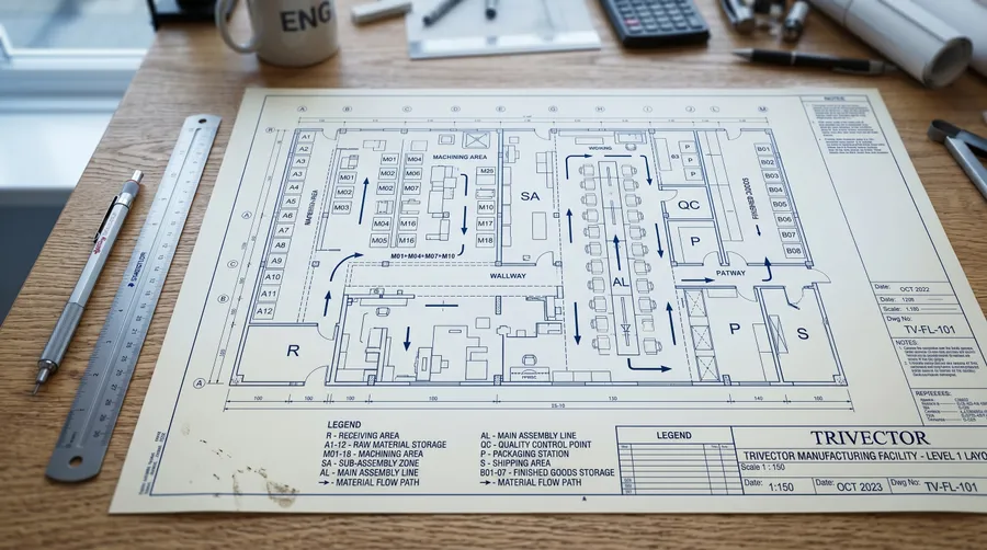 Projetos e Layout Industrial — Trivector